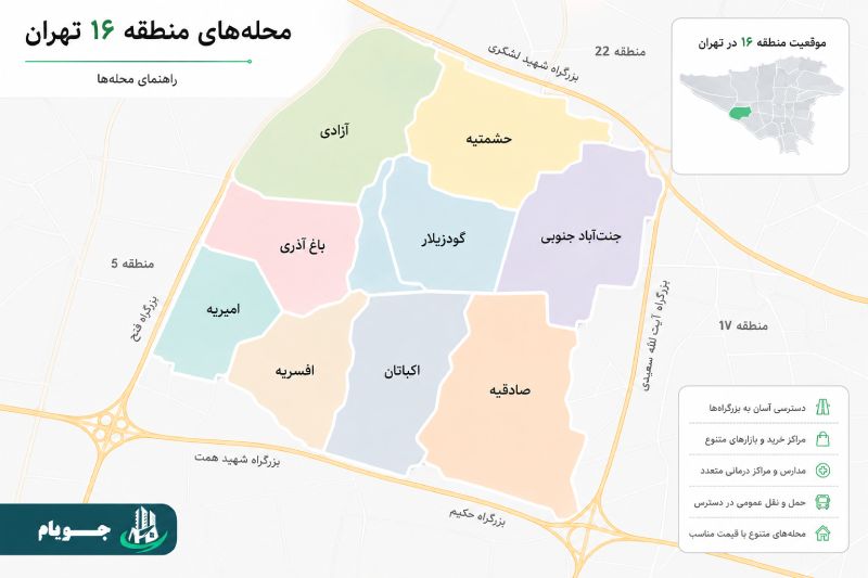 ارزان ترین مناطق تهران برای اجاره نشینی
